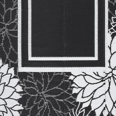 black white