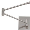 George Kovacs Lighting George's Reading Room 1 - Light Swing Arm Lamp in  Brushed Nickel - 3 of 3