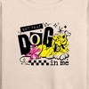 Women's - Disney - Got That Dog In Me Lightweight French Terry Wide Neck Long Sleeve Shirt - 2 of 4