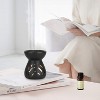 Maison Products Essential Oil Burner Wax Melt Burners Aromatherapy Aroma Burner Ceramic Oil Diffuser Candle Tealight Holder Housewarming Gift - 2 of 4