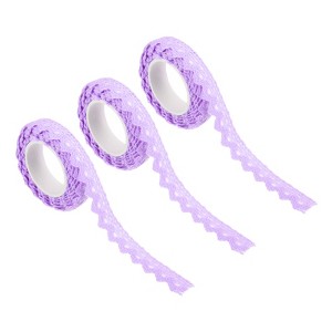 Unique Bargains Cotton Self-Adhesive Lace Ribbon for DIY Craft Scrapbooking - 1 of 3