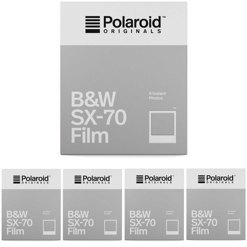 Polaroid Originals B&W 600 Instant Camera Film (8 Exposures/Pack of 5), 2 of 4
