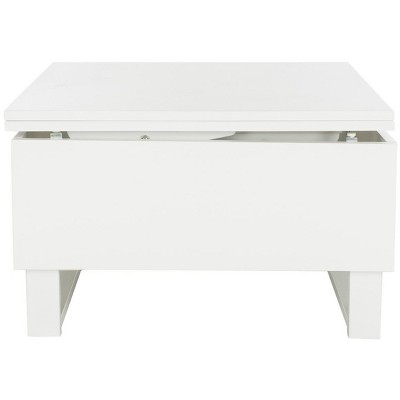 Vanna Lift Top Coffee Table - White - Safavieh