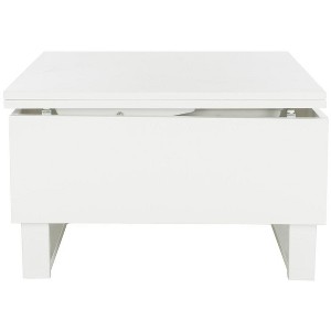 Vanna Lift Top Coffee Table - White - Safavieh - 1 of 4