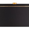 Possini Euro Design Twist Modern Table Lamp 31" Tall Sculptural Brass Marble with Dimmer Black Drum Shade Bedroom Living Room Nightstand Bedside House - 3 of 4