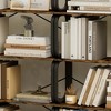 Floor Standing Tall Bookshelf, Vintage 5 Tier Display Storage Open Bookshelf, Industrial Tall Bookcase Organizer for Living Room Bedroom Home Office - 2 of 4