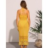INSPIRE CHIC Women's Sleeveless See Through Summer Beach Dresses - 3 of 4