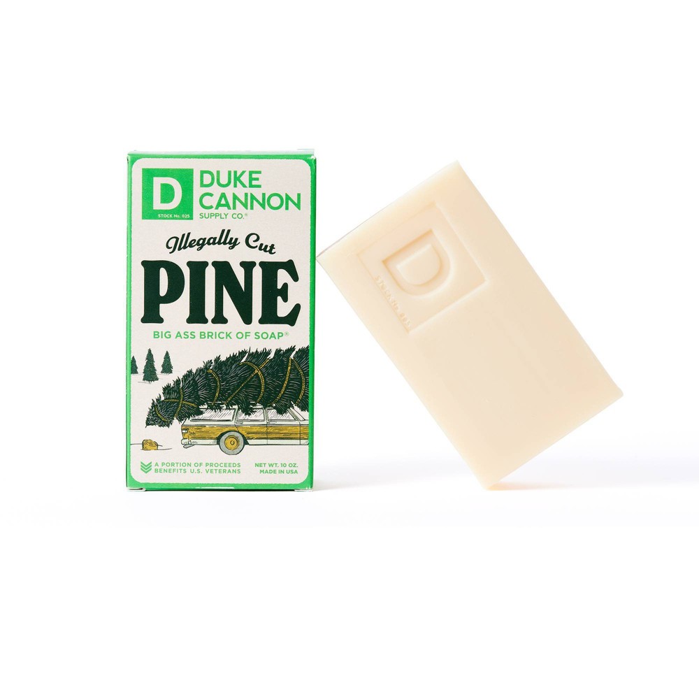 Duke Cannon 6021138 10 oz Illegally Cut Pine Scent Soap Bar