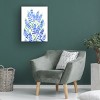 Canvas Wall Art - blursbyai 'Watercolor Texas Bluebonnet Bouquet' Wall Art for Living Room, Bedroom, or Office Décor by Trademark Fine Art - 14 x 19 - 4 of 4