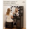 HYLEORY Vanity Set with Mirror, Power Outlet and 10 Lights, Makeup Table with 3 Drawers,3 Color Modes Available for Bedroom - 2 of 4