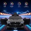 12V Licensed BMW M4 Kids Ride On Car, Electric Vehicle w/Remote Control, 3 Speeds, Bluetooth, MP3, LED Lights - 2 of 4
