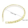 Unique Bargains Women's Synthetic Hair Plaited Headband Braid Braided with Teeth 1 Pc - 4 of 4
