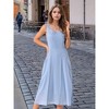 INSPIRE CHIC Women's Linen Summer Sleeveless Casual Loose Flowy Maxi Tank Beach Sundress - 2 of 4