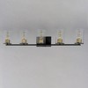 Maxim Lighting Sleek 5 - Light Vanity in  Antique Brass/Black - 3 of 4