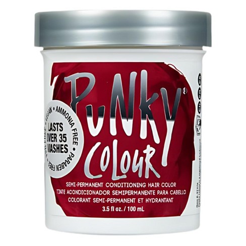 Jerome Russell Punky Color (RED WINE) Haircolor Semi-Permanent Direct Dye Hair Color - Red Wine - image 1 of 3