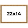 PosterPalooza | Refined Gold Picture Frame - UV Acrylic, Backing Board, Hanging Hardware Included - 2 of 4