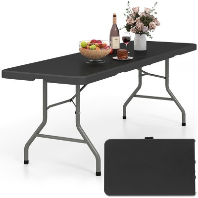 SUGIFT 8ft Folding Table Long Party Table