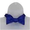 Men's Solid Color 2.75" x 4.75"  Adjustable 16" - 22" Self-Tie Bow Tie for Tuxedo & Wedding - 2 of 3