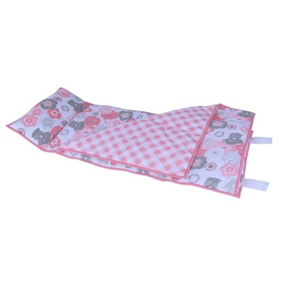 Bacati - Watercolors Floral Coral Gray Toddler Nap Mat