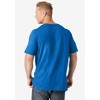 KingSize Men's Big & Tall Shrink-Less Lightweight Longer-Length V-Neck T-Shirt - 3 of 4