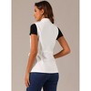 Allegra K Women's Solid Zip Up Sleeveless Utility Anorak Outwear Cargo Vest - 4 of 4