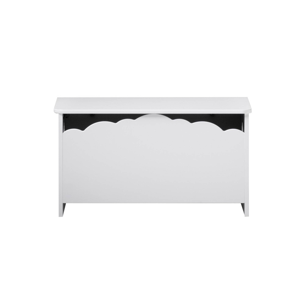 Photos - Dresser / Chests of Drawers Modern Transitional Clouds Youth Kids' Toy Chest Trunks White - Saracina H