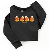 SmileyWorld Candy Corn Smiles - Toddler Long Sleeve Graphic Tee and Youth Long Sleeve Graphic T-Shirt - 2 of 4
