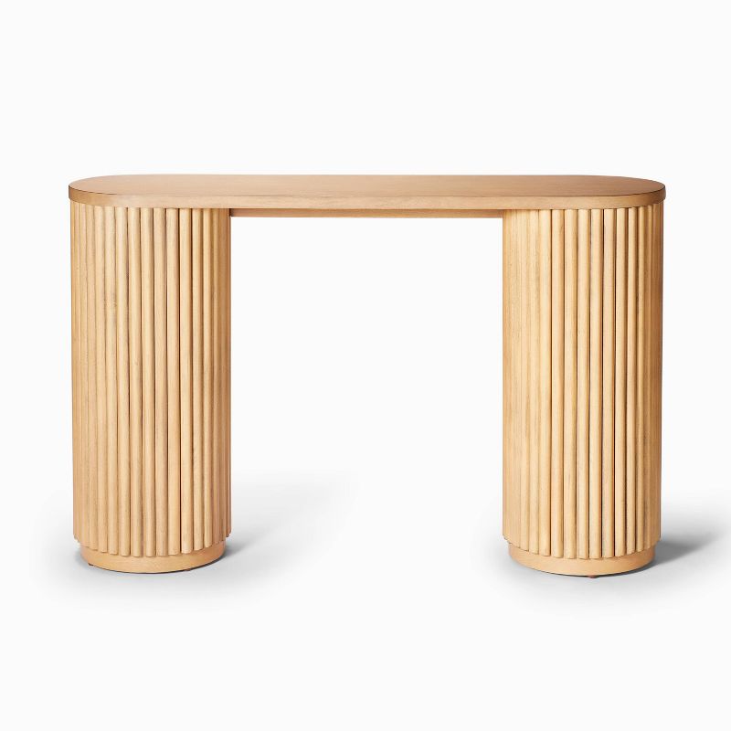 Dowel Console Table Natural - Threshold&#8482; designed with Studio McGee, 4 of 9