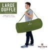 Bear & Bark Large Duffle Bag - Green 50"x20" - 257lb - Extra Large Canvas Military and Army Cargo Style Carryall Duffel for Men and Woman - 2 of 4