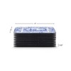 Pimpernel Blue Italian Coasters - Set of 6 (4” x 4”), Cork Backing, Elegant Blue Italian Design, Protects Furniture from Water Rings & Scratches - 3 of 4