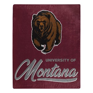 NCAA Signature Montana Grizzlies 50 x 60 Raschel Throw Blanket - 1 of 3