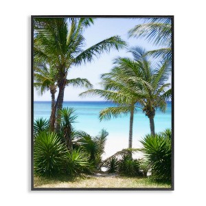 Stupell Industries Palm Trees Near Beach, 16" x 20" - 1 of 4