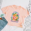 S.W.Smiley Fruits and Stripes - Women's Boxy Crop Top Graphic T-Shirt - 2 of 4