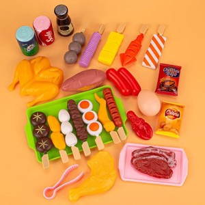 Baby Simulation BBQ Pretend Play Kitchen Kid Toy Cookware Cooking Food Barbecue Role Play DIY Educational Gifts for Children - 1 of 4