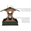 JCS Wildlife Medium Poly Fly Thru Platform Bird Feeder - 4 of 4