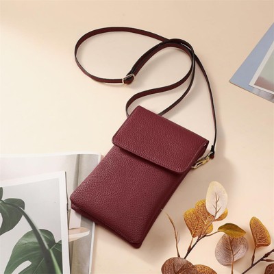 FATMOON Small Crossbody Bags for Women Leather Cell Phone Purse Bag Wallet with RFID Blocking Credit Card Slots