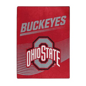 NCAA Ohio State Buckeyes 60" x 80" Raschel Throw Blanket - 1 of 4