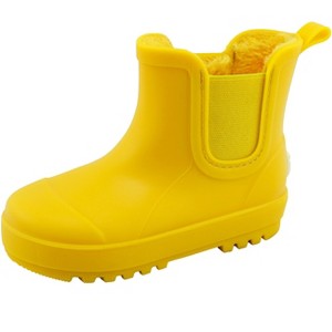 BEARPAW Toddler and Kids' Chelsea Rain Boots with Faux-Fur Lining - 1 of 4