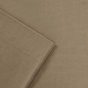 3 Pcs Ultra-Soft Pill-Resistant Elastic Fitted Sheet Set, High-Density Fabric Durable Smooth Micro Fleece Bedding Set with Matching Pillow Cases - 2 of 4