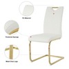 PAGED Upholstered Dining Chairs Modern Living Room Chairs Comfortable Kitchen Chairs with Metal Legs for Living Room - 4 of 4