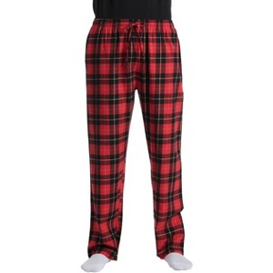 #followme Men's 100% Cotton Flannel Pajamas - Buffalo Plaid Pajama Pants for Men - Lounge & Sleep PJ Bottoms - 1 of 3