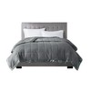 Sapphtopaz Lightweight Down Alternative Blanket with Satin Trim, 90"W x 90"L Microfiber Throw Blanket for Bed, Full/Queen Size Blanket - 4 of 4