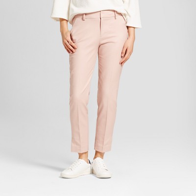 Womens Slim Ankle Pants - A New Day™ Smoked Pink 10 – Target