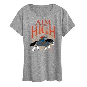 Women's - Disney - Merida Aim High Bow & Arrow Short Sleeve Graphic T-Shirt - 1 of 4