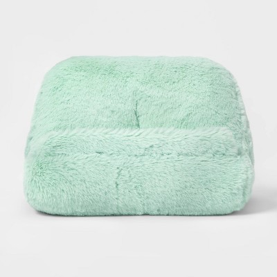 Faux Fur Tablet Holder Mint - Pillowfort™