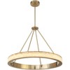 Minka Lavery Minka Divinely 36 1/4" Brass and Quartz Crystal LED Ring Chandelier - 3 of 3