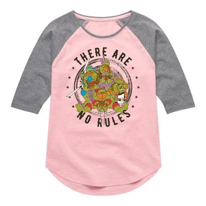 Girls' - Teenage Mutant Ninja Turtles - Leo and Brothers There Are No Rules - 1 of 3