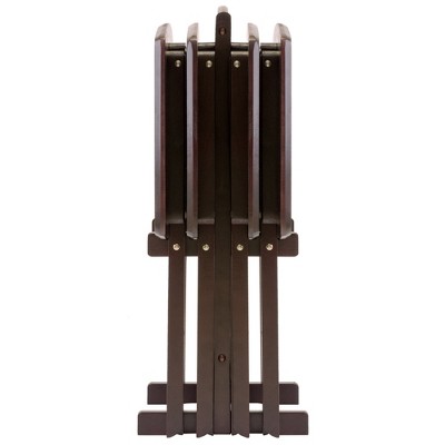 Dylan Espresso Wood 5-Piece Snack Table Set