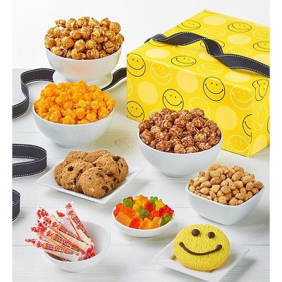 The Popcorn Factory Smiley Face Sampler Gift Box