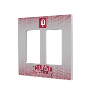 NCAA Big Ten Universities Linen Hidden-Screw Light Switch Plate for Double Rocker - 1 of 4